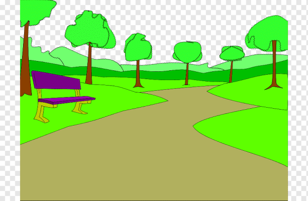 Парк мультяшный