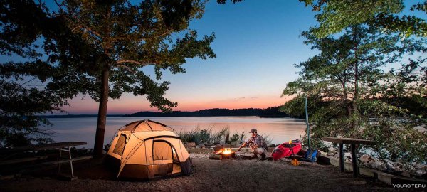 Кемпинг финский залив Сосновый Бор