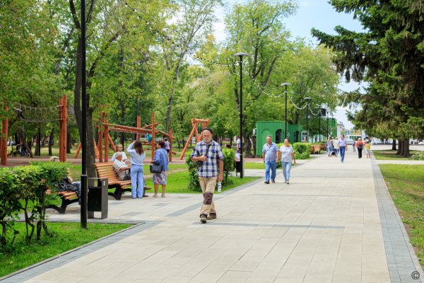 Парк изумрудный Барнаул