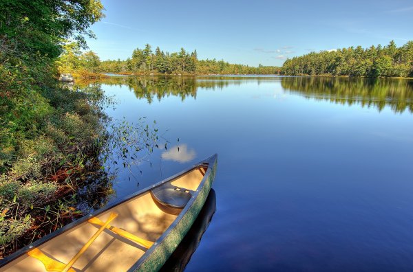 Лодки на реке Ветлуга