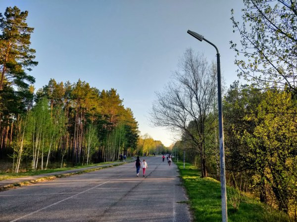 Озеро парк Прибрежный Набережные Челны