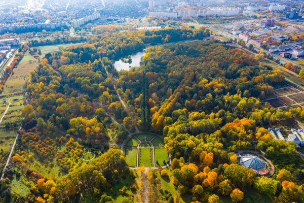 Парк Челюскинцев сверху