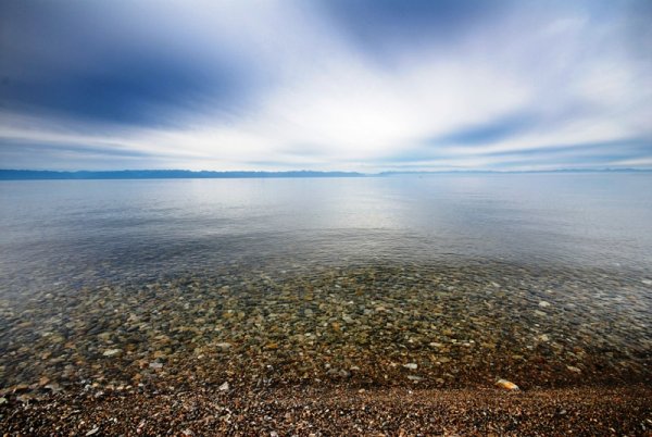 Прозрачность озера Байкал