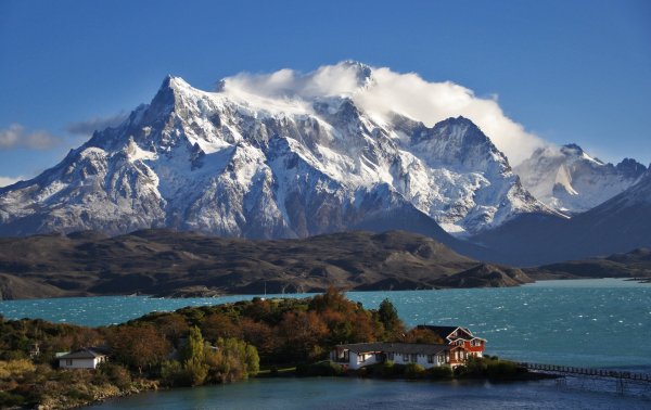 Патагония Аргентина озеро горы