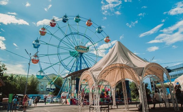 Парк тополя Оренбург