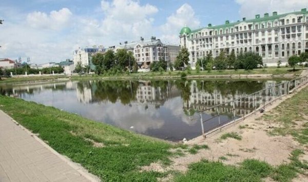 Казань парк черное озеро в 1950