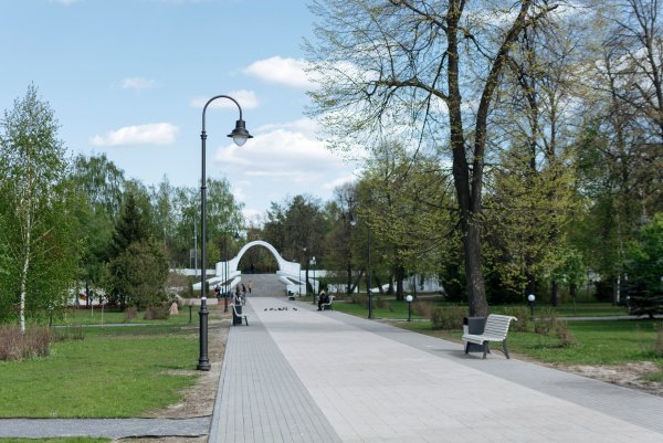 Парк черное озеро Казань