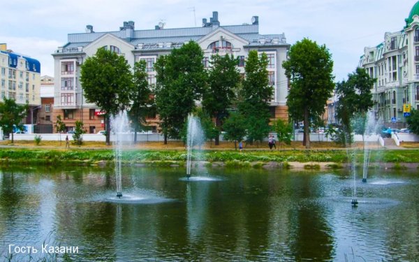 Чёрное озеро Казань летом