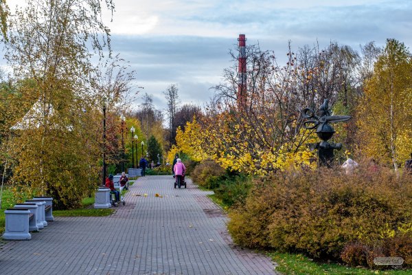 Парк в Мытищах осенью