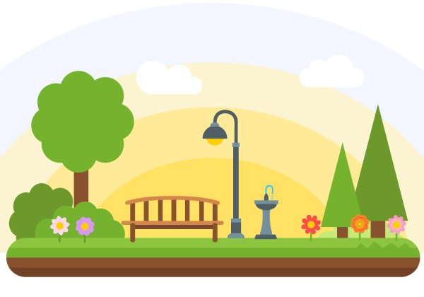 Парк мультяшный