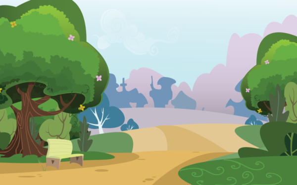 Парк из мультика