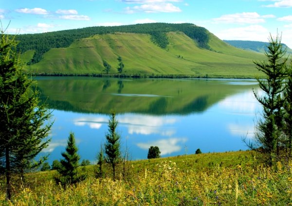 Озеро круглое Шарыповский район
