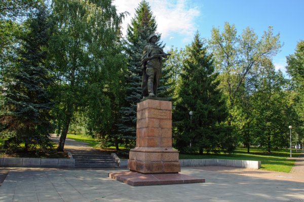 Парк Матросова памятник Матросову Уфа