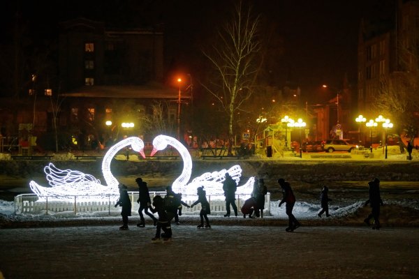 Белое озеро Томск каток