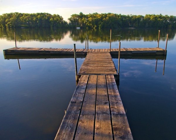 Пирс озеро Змеево Тверь