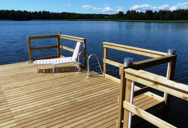 Пирс причал Пристань Тюмень