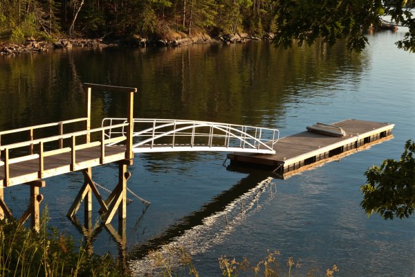 Понтонная Пирс для озера