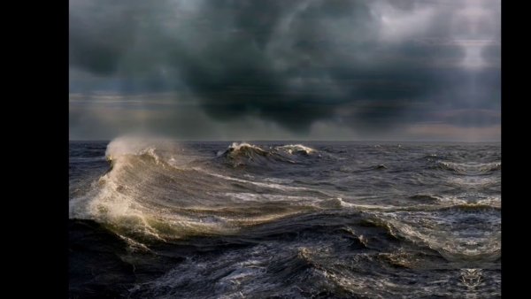 Шторм на белом море