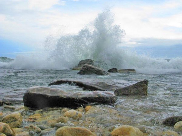 Ветер Сарма на Байкале
