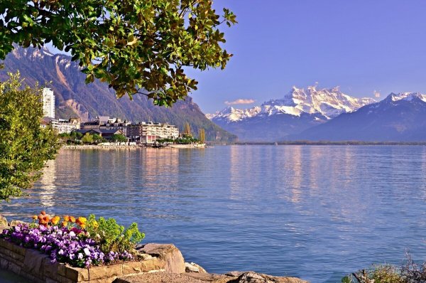 Озеро Монтре Швейцария