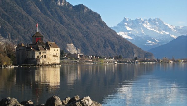 Женевское озеро Швейцария