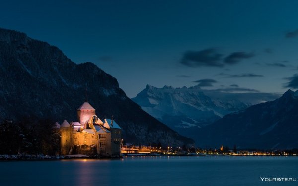 Шильонский замок у Женевского озера