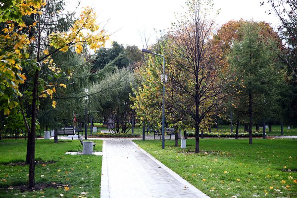 Парк на улице Руставели Москва