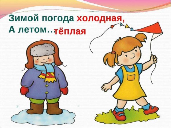 Зимой холодно летом тепло