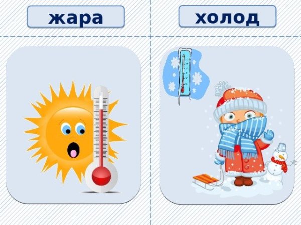 Холодно тепло жарко