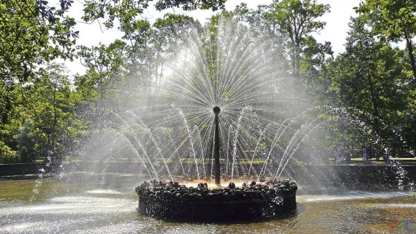 Фонтан Солнцев Петергофе