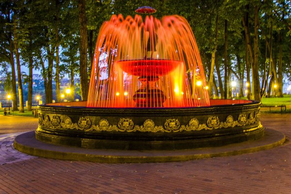 Красивые фонтаны в парках