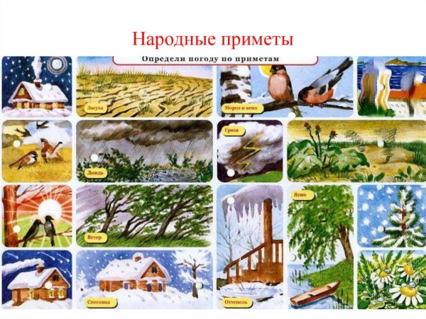 Народные приметы картинки