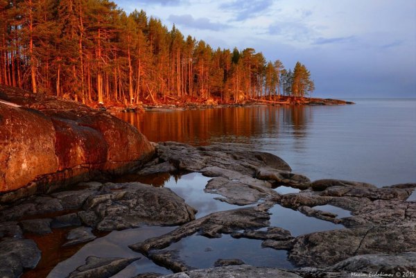 Природа Карелии Онежское озеро