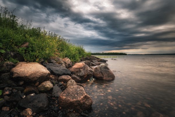 Берег Онежского озера Петрозаводск