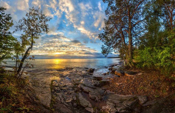 Природа Карелии Онежское озеро