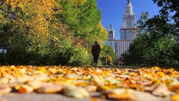 Осенняя Москва МГУ