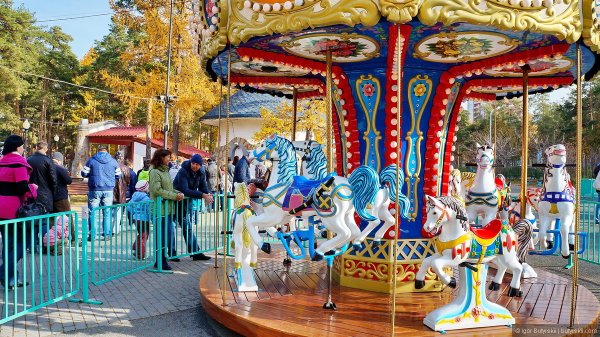 Парк Гагарина Челябинск аттракционы