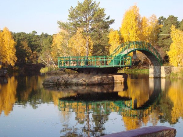 Город Челябинск парк Гагарина