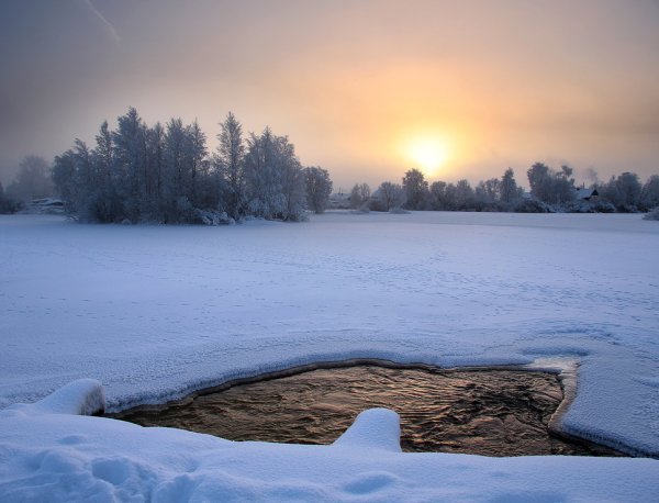 Полыньи на реке что это