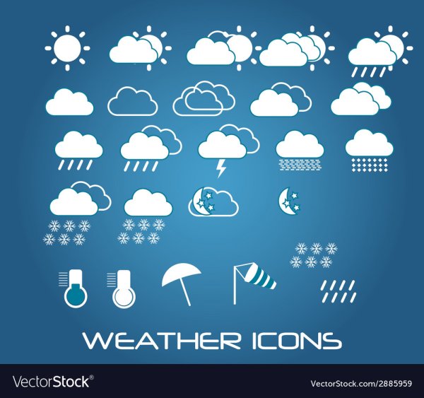 Погодные значки