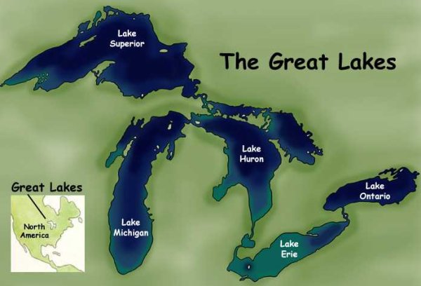 Великие озера (great Lakes)