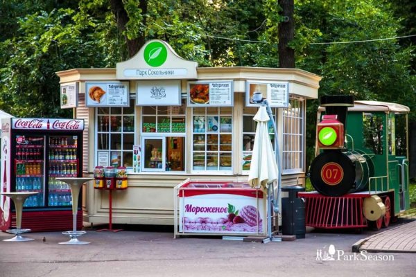 Кафе киоск в парке Сокольники