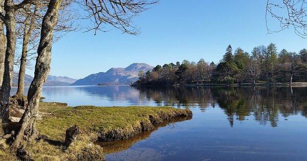 Достопримечательности Шотландии озеро лох ломонд