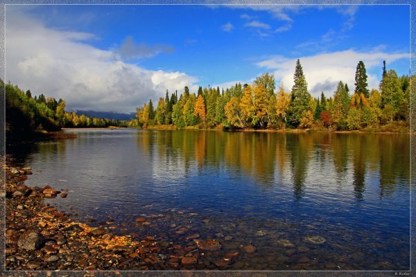 Вишера Пермский край осень