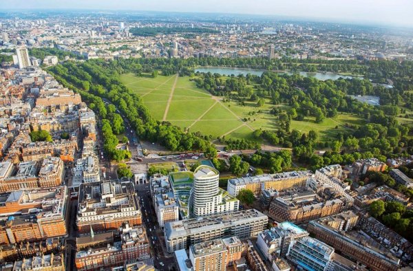 Гайд парк в Лондоне вид сверху