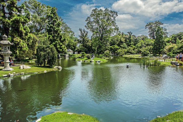 Нью йоркский парк пруд