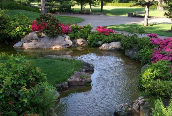 Ландшафтный пейзажный сад Японии