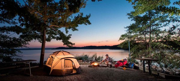Озеро Сосово кемпинг