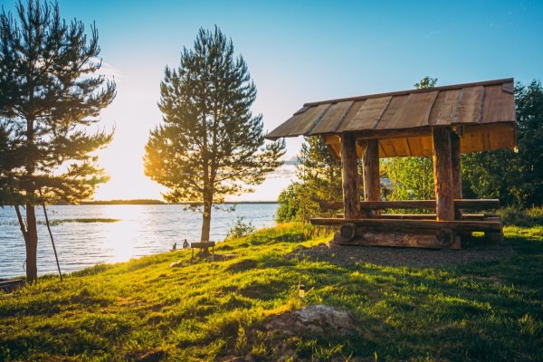 Карелия Онего домики у озера