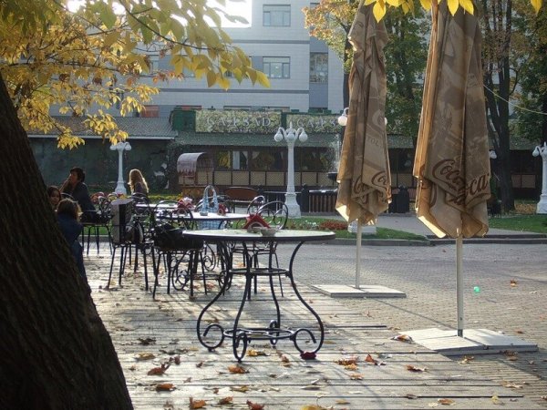 Осеннее кафе